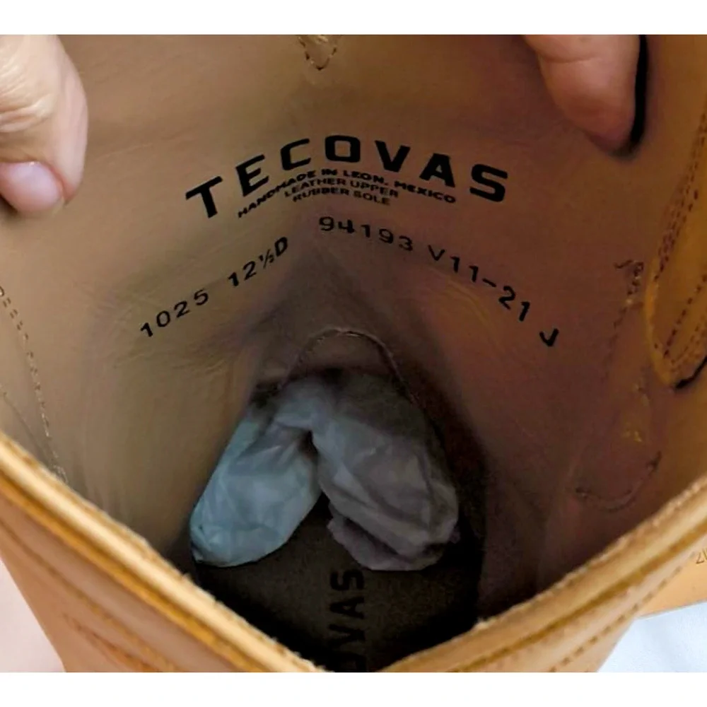 Tecovas The Knox Boots Men's 12.5D Beige Original Box #W5445